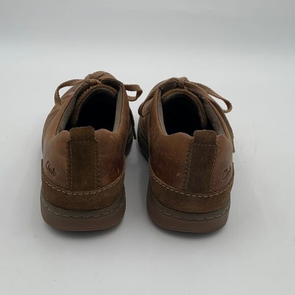 Clarks Unstructured Un.Map Lace Leather Oxfords | Men’s 9.5M | Brown main image 4